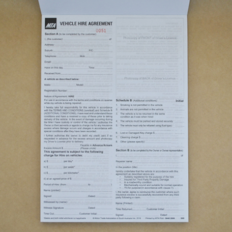 S69 - Hire Car Agreement